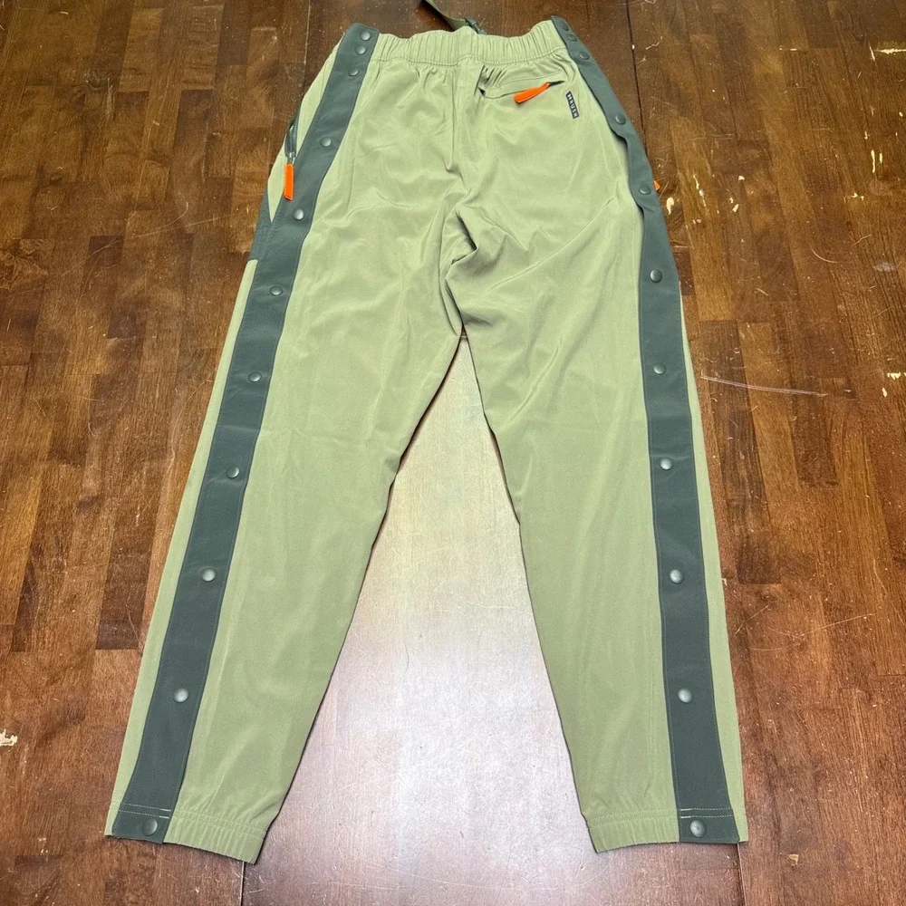 Under Armour Rush Utility Pants Mens Small Olive Green Snap Side 1366190